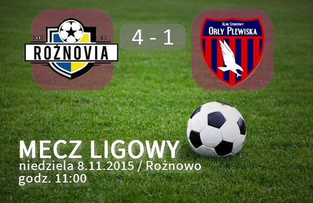 Rożnovia Rożnowo 4  – 1 Orły Plewiska