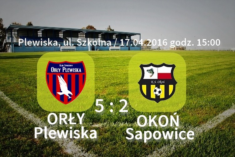 Orły Plewiska – Okoń Sapowice 5:2