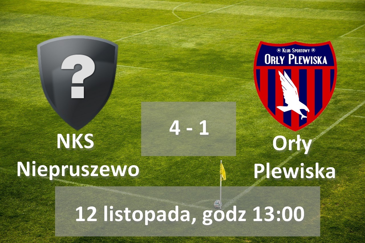 NKS Niepruszewo – Orły Plewiska (4:1)