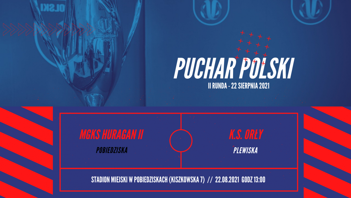 Puchar Polski: Huragan II Pobiedziska – Orły Plewiska