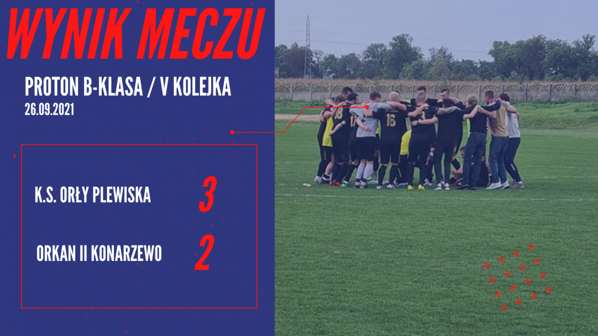 Orły Plewiska 3-2 Orkan II Konarzewo