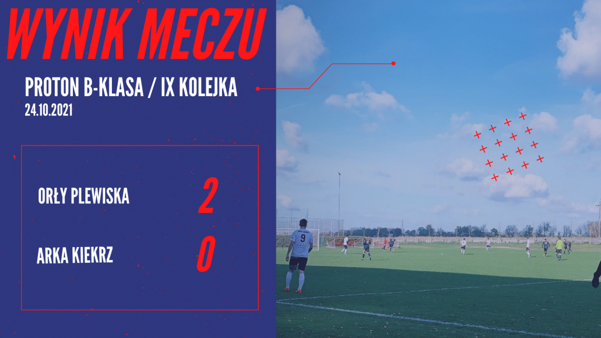 Orły Plewiska 2-0 Arka Kiekrz