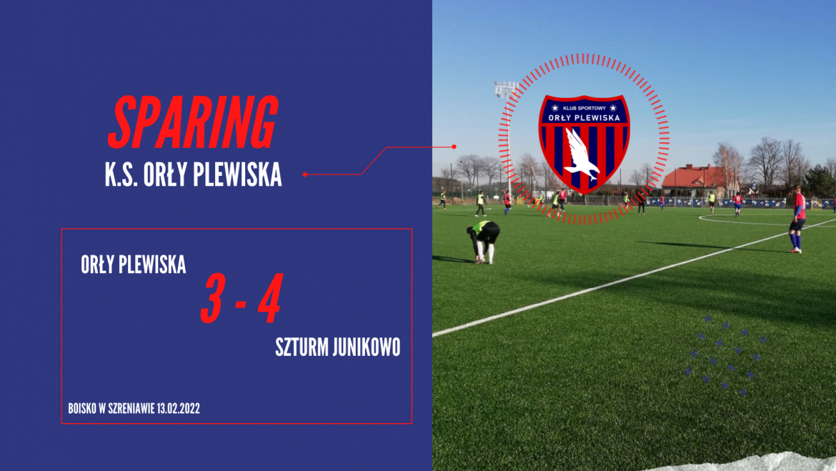 SPARING: Orły Plewiska 3:4 Szturm Junikowo