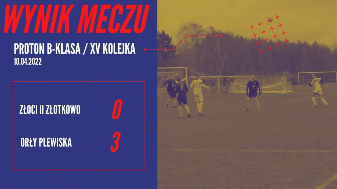 Złoci II Złotkowo 0-3 Orły Plewiska