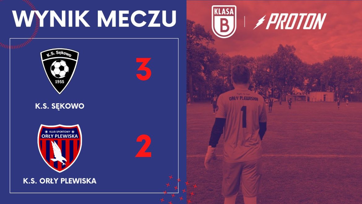 KS Sękowo 3-2 Orły Plewiska